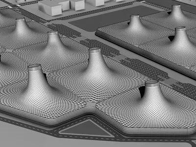The Districts: A Modular Market Wrapped in a Bioclimatic Shell