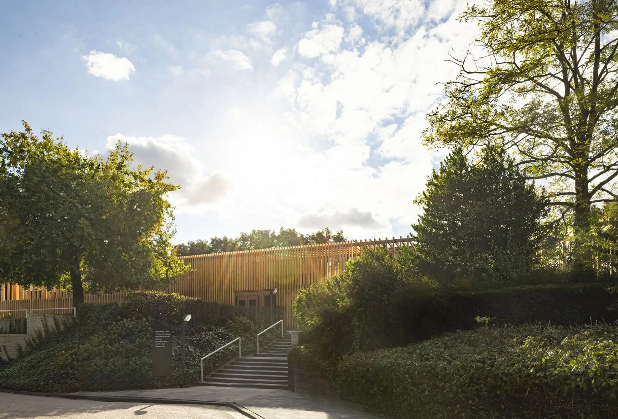 Doepel Strijkers Wraps a Dutch Crematorium in Timber and Thematic Gardens