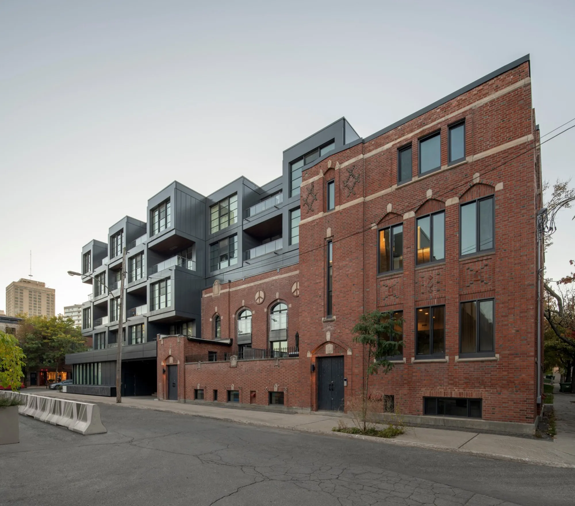 Sid Lee Architecture and ADHOC Architectes Stack a Grid of Glass Cubes onto a Montréal Church