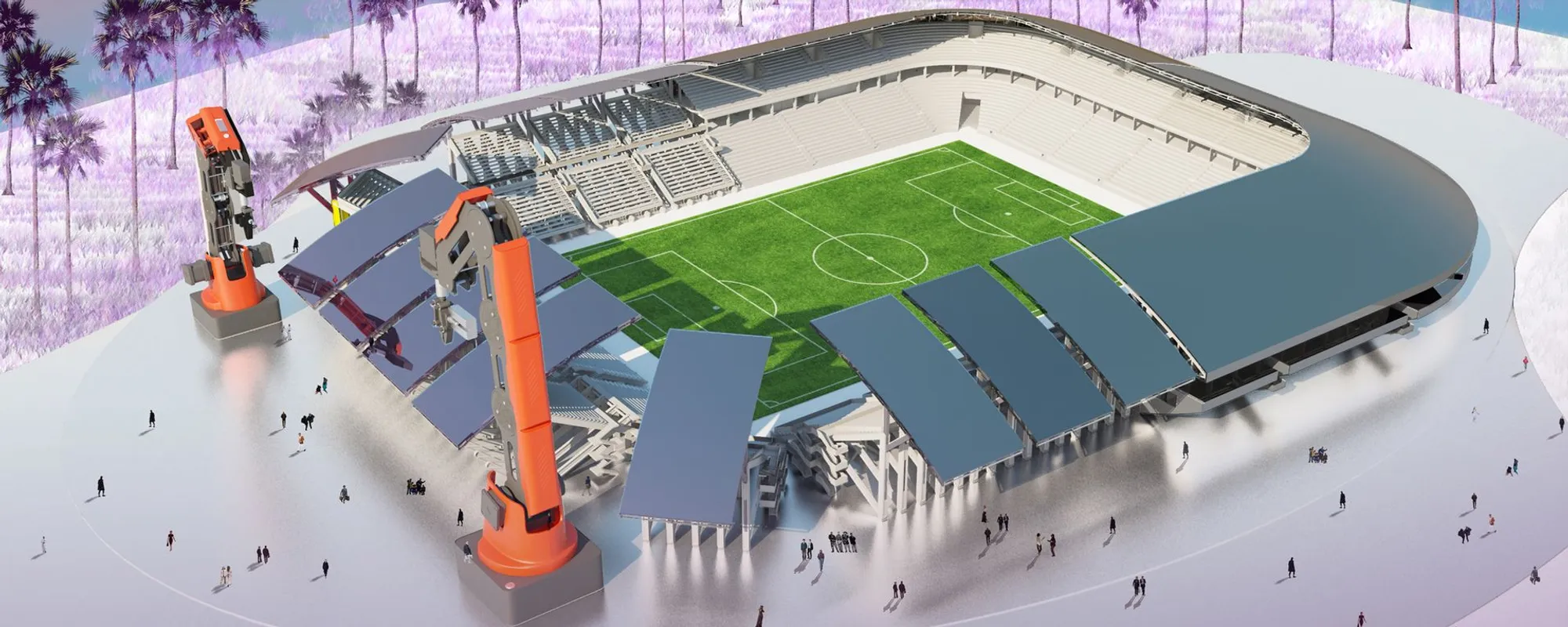 Factory of Dreams: A Stadium That Becomes an Amusement Park