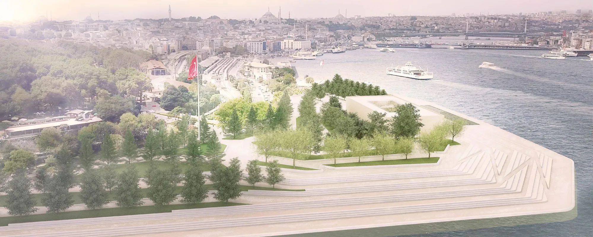 Pumakalle Park: Terraced Landscapes Reimagined Along the Bosphorus
