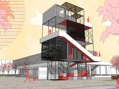 CUBE(ish): Modular Towers That Turn Urban Dead Zones into Social Escape Points
