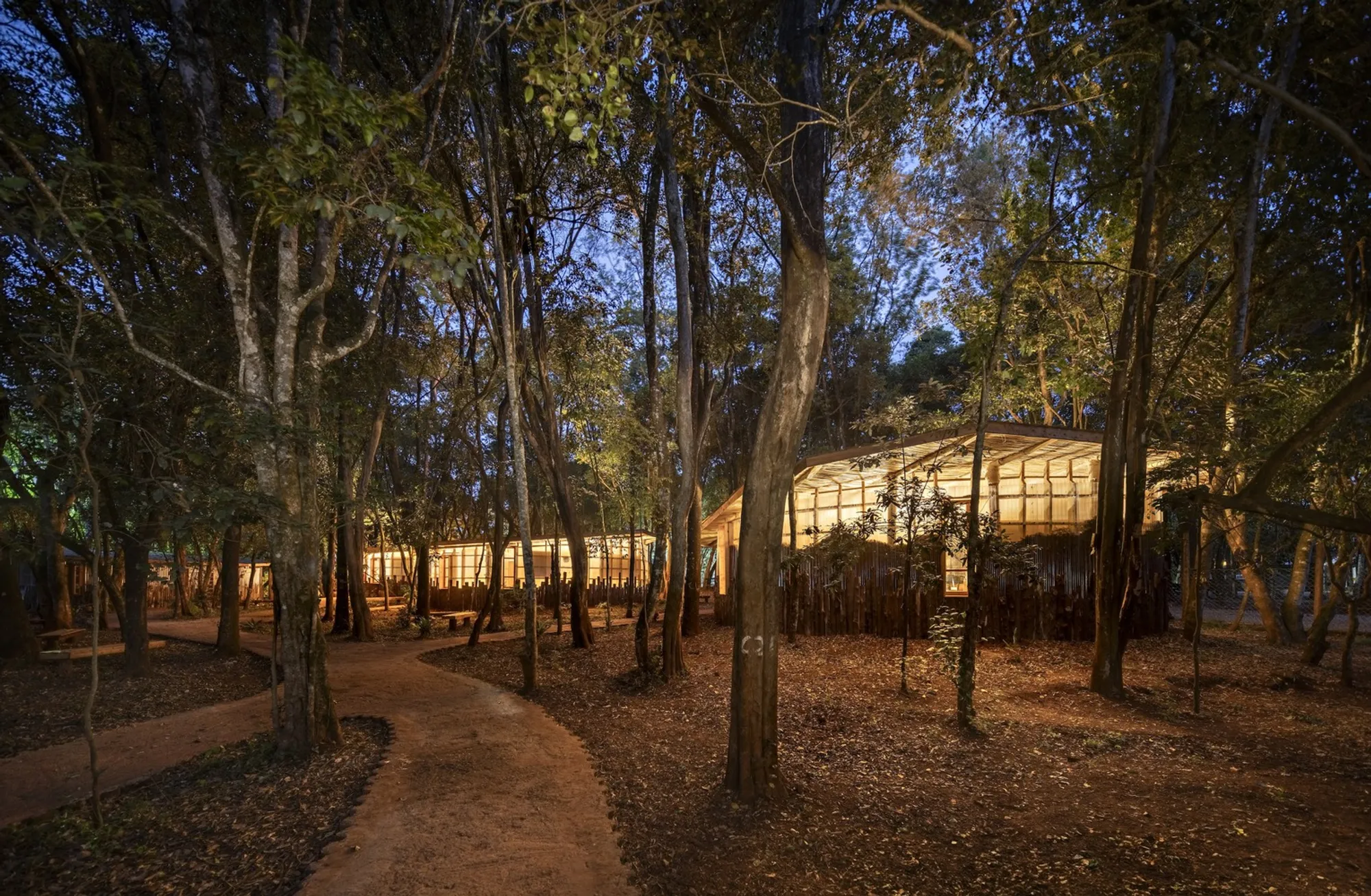 Urko Sanchez Architects Builds a Temporary Forest School in Nairobi for $250 per Square Meter