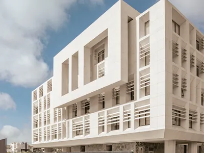 PRISM Architecture and KD Architecture Wrap Rabat's Competition Council in Layered Stone and Symbolism
