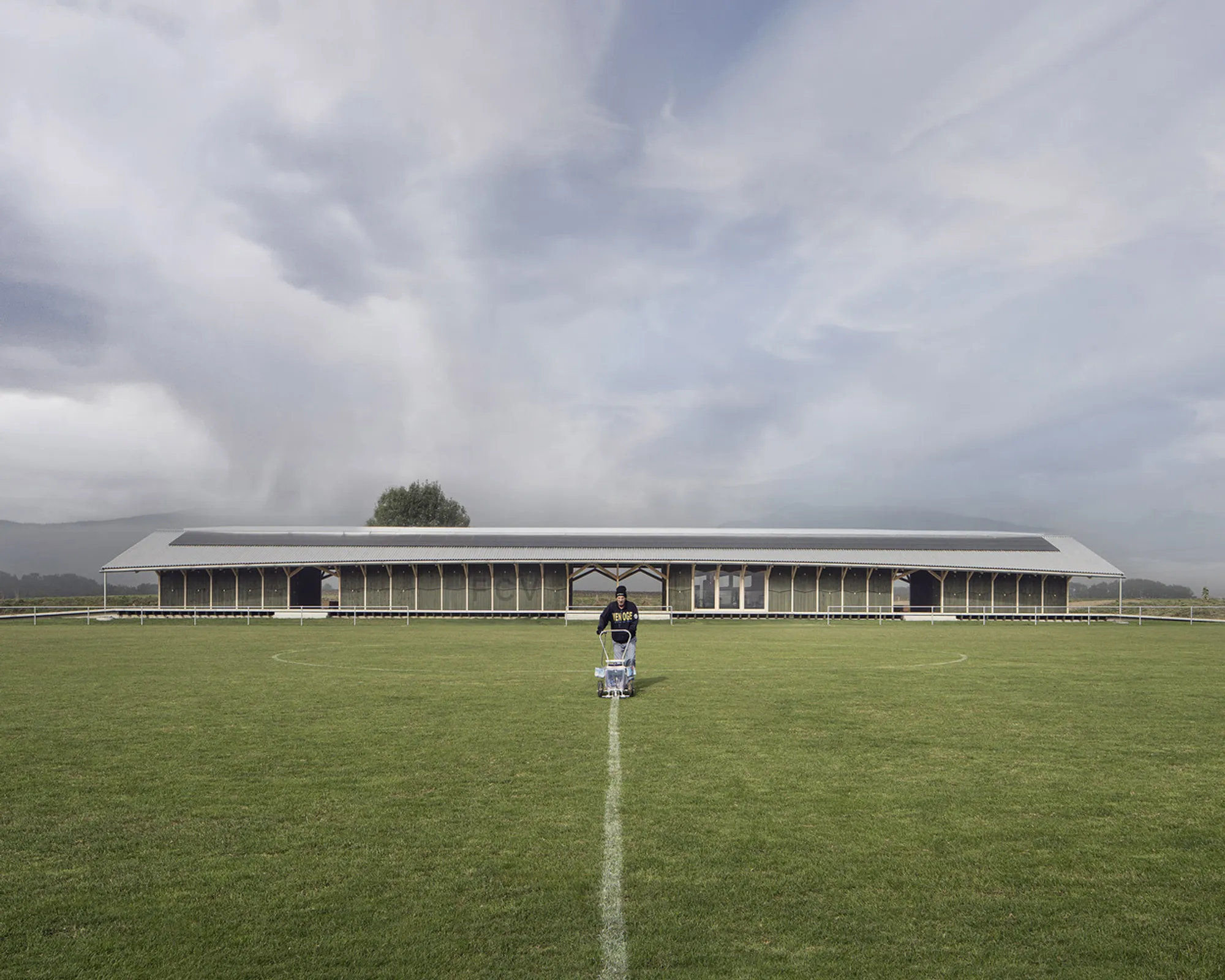 LOCALARCHITECTURE Builds a Straw-Insulated Sports Pavilion for a Swiss Village Football Club