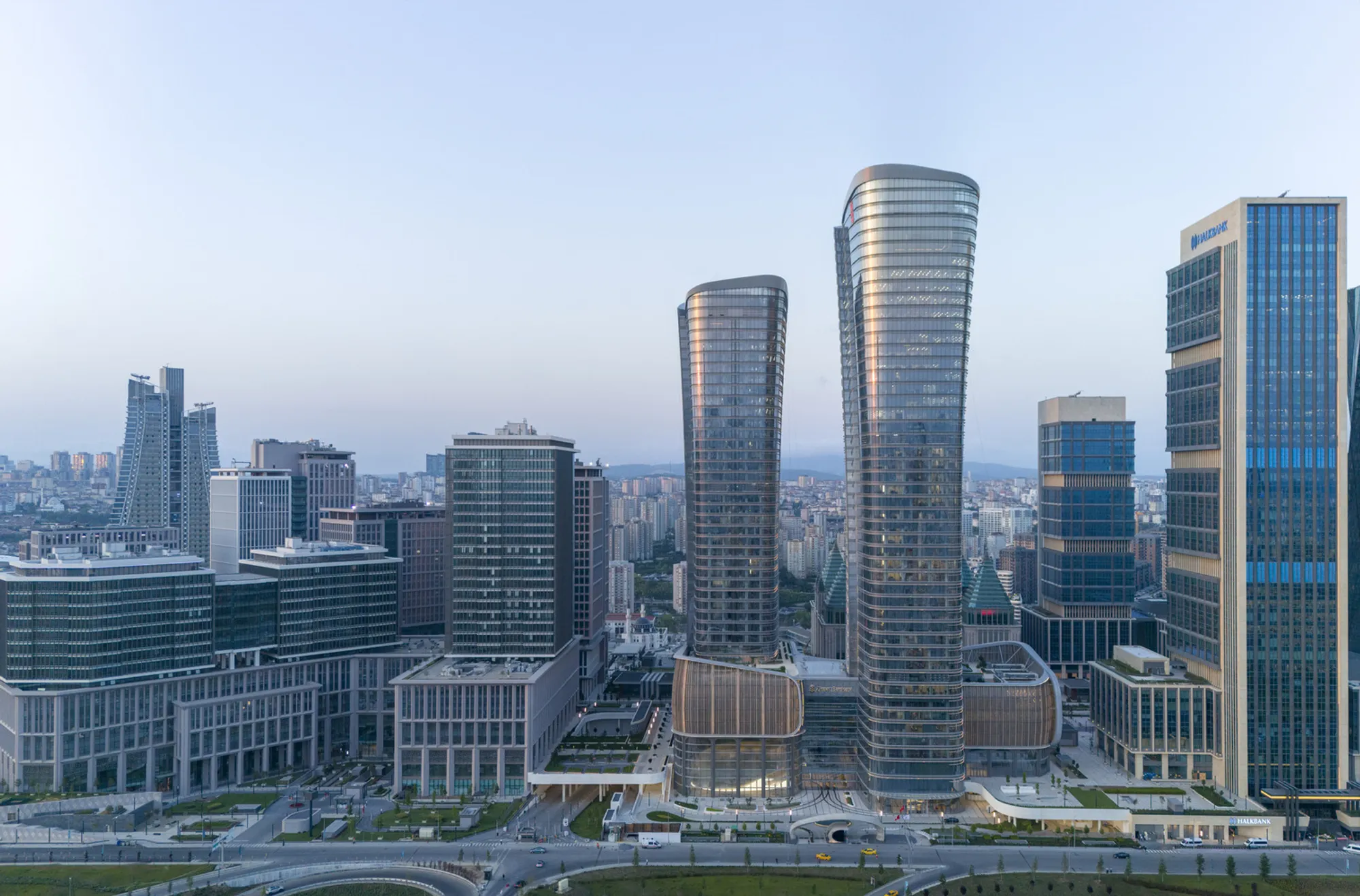 KPF Shapes Istanbul's Financial Identity with Twin Towers Drawn from Ottoman Calligraphy