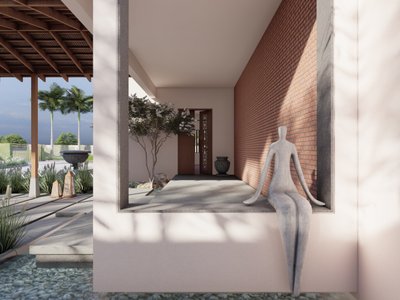 The Stepped House