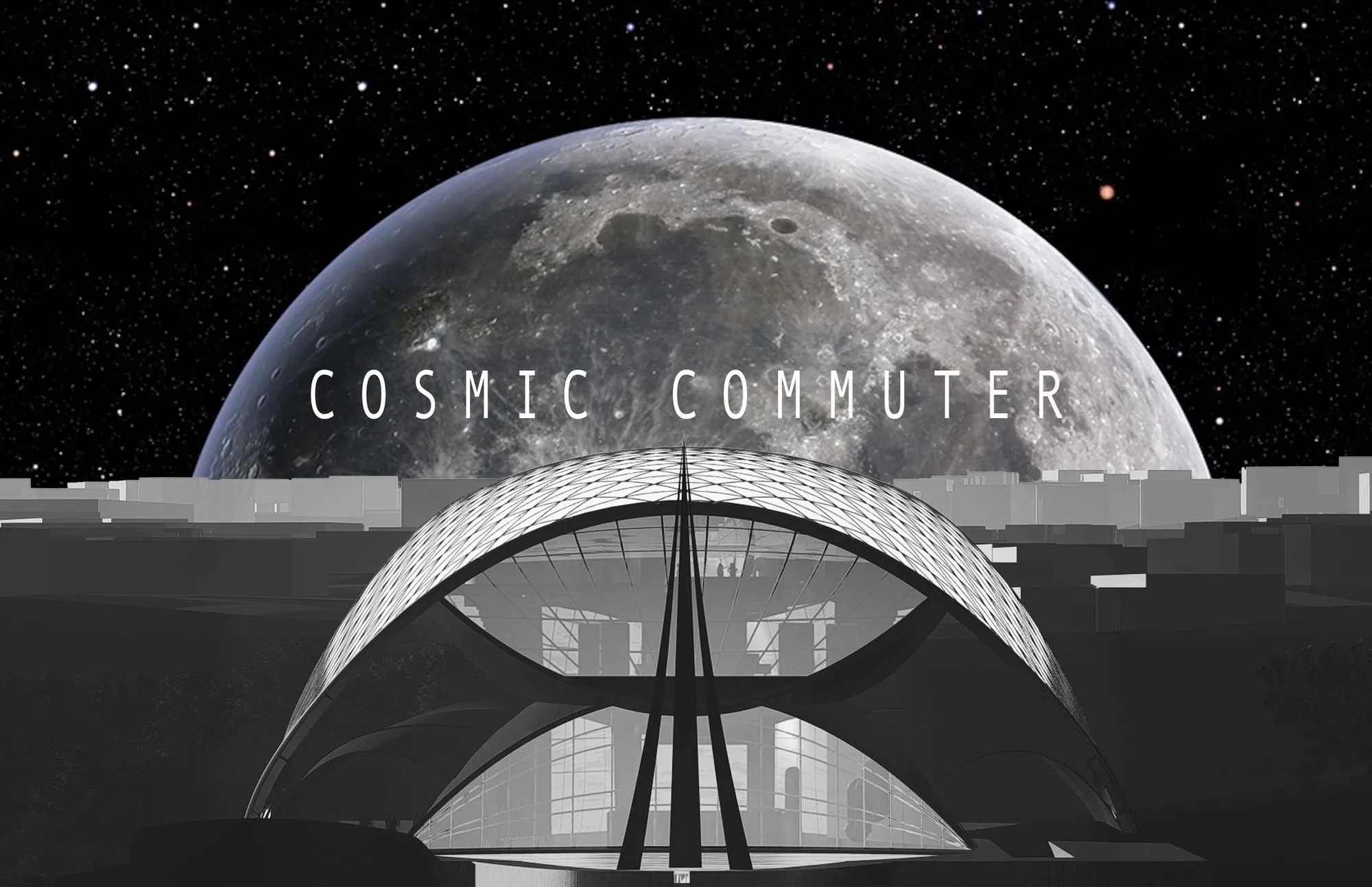 Futuristic Transportation Hub Design: The Cosmic Commuter Project