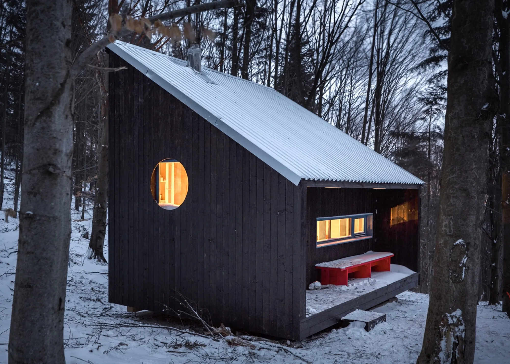 Eco-Friendly Forest Shelter Design by Grau Architects