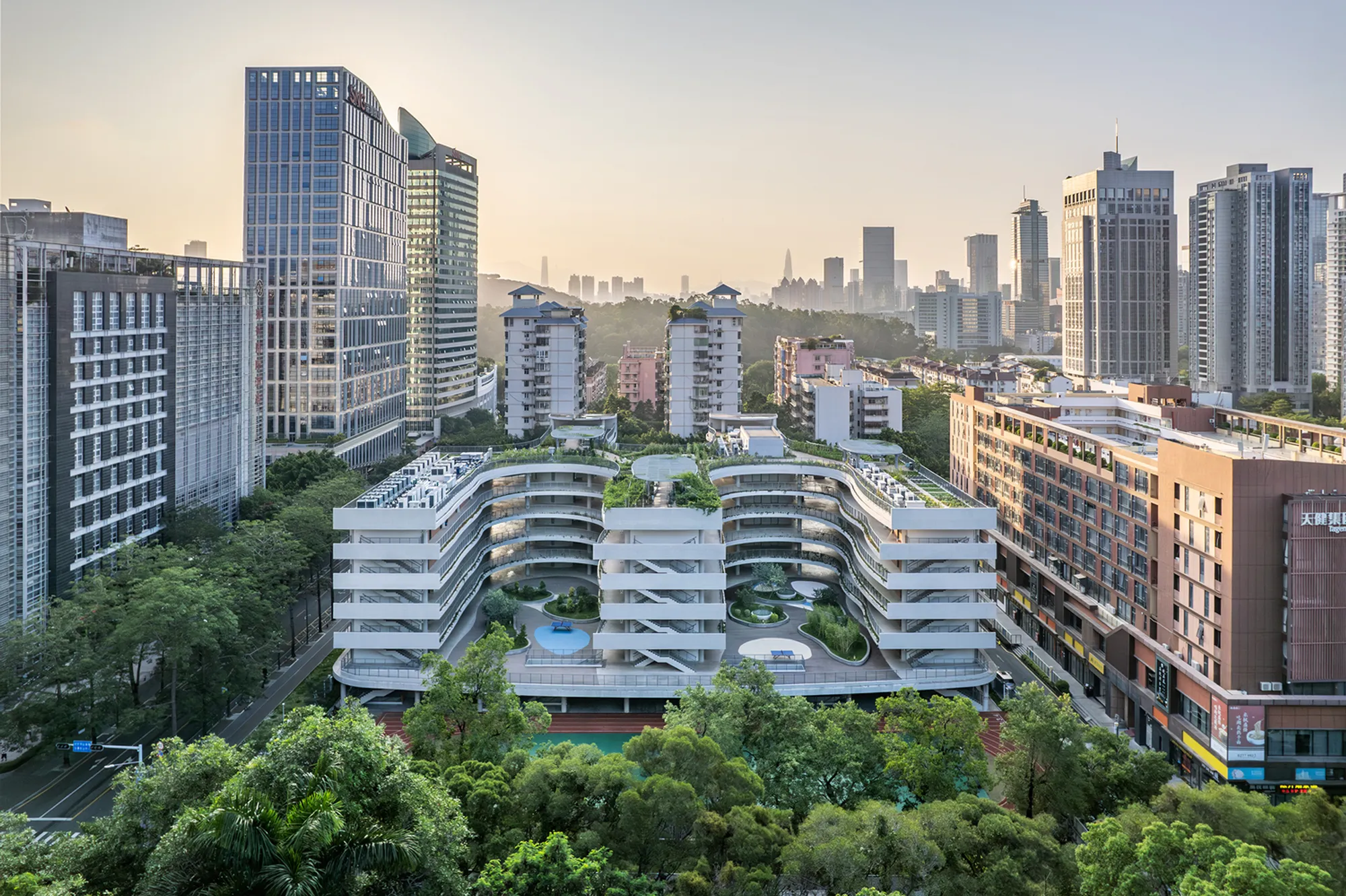 Innovative Urban School Design: JingLong Elementary School by Atelier FCJZ