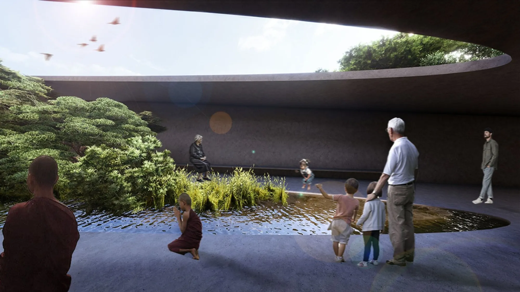 Sustainable Architecture in Urban Landscapes: A Case Study of 'A Peace for Peace - Nurture Nearby Nature'