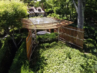Meditation Pavilion Design: Unveiling the Chou No Hane Pavilion by Atelier LAVIT