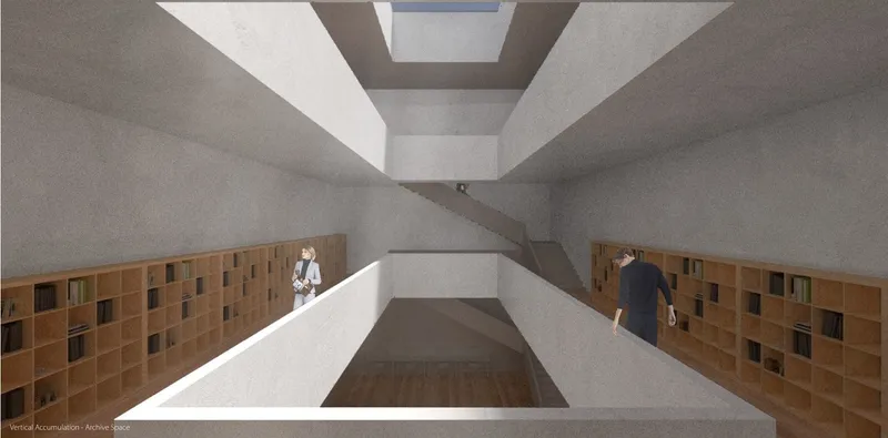 Serene study spaces and dynamic design merge beautifully.