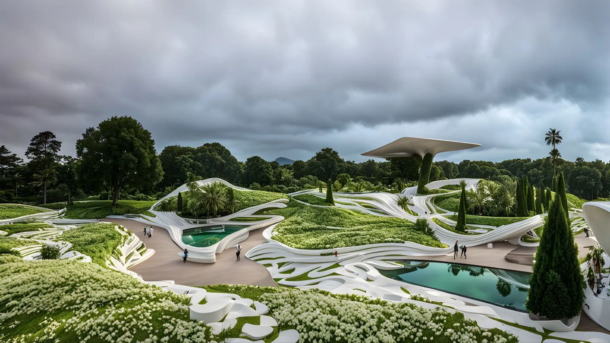 Eco Harmony Pavilion: A Beacon of Sustainable Architecture