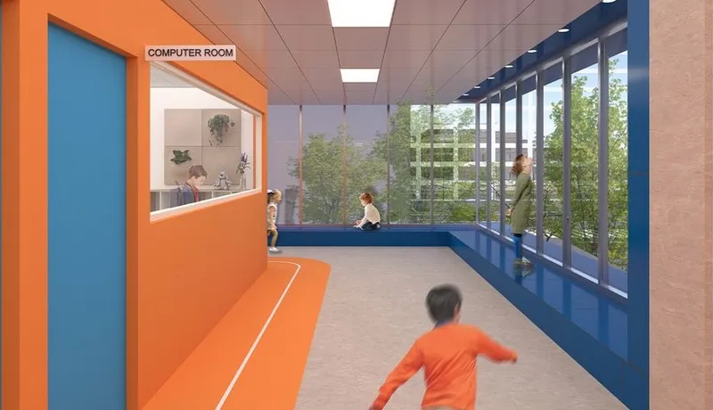 Vibrant spaces inspire active learning.