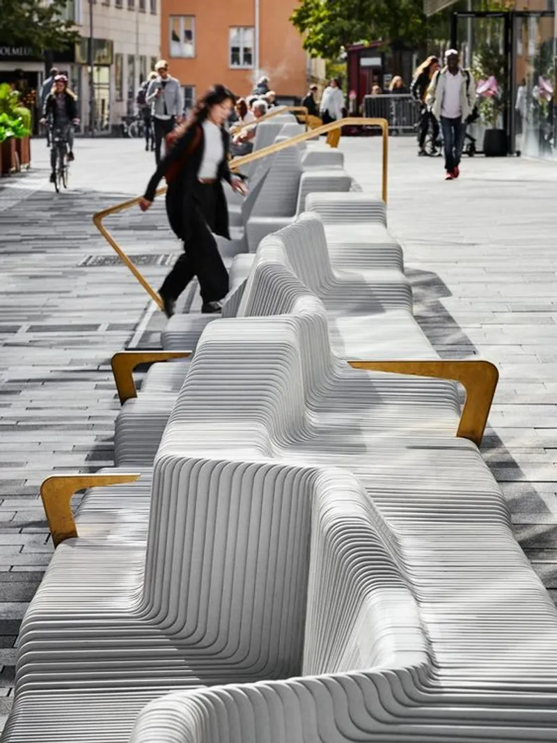 Img.2 Parametric Bench by White Arkitekter