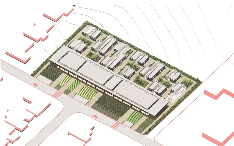 Master plan for Camelot Estates housing development.