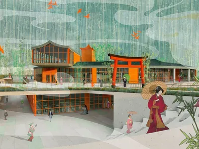 Craft Center of Traditional Japanese Art: A Fusion of Historical and Modern Architecture