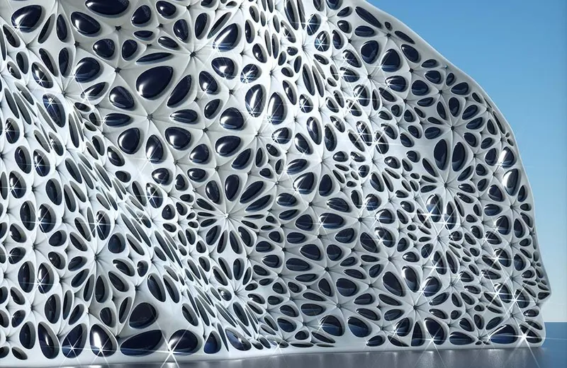 Image 2: Example of a computational design artwork, showcasing the blend of art and technology.