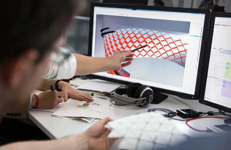 Image 3: Computational design enables the creation of intricate and complex artworks.