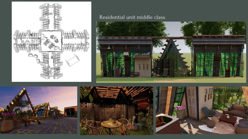Middle Class Residential Unit: Layout and Design.