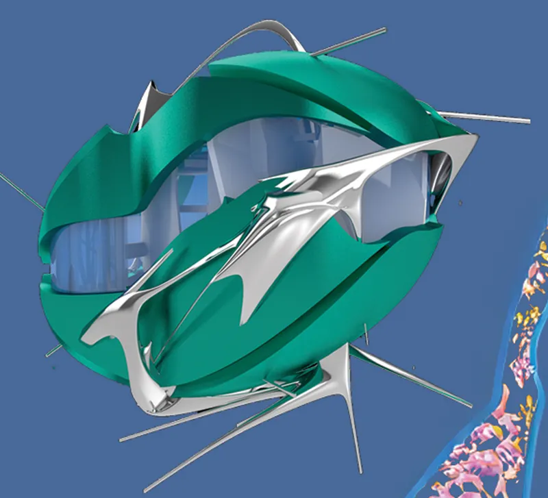 CoralCatalyst lab's sleek, hydrodynamic design.