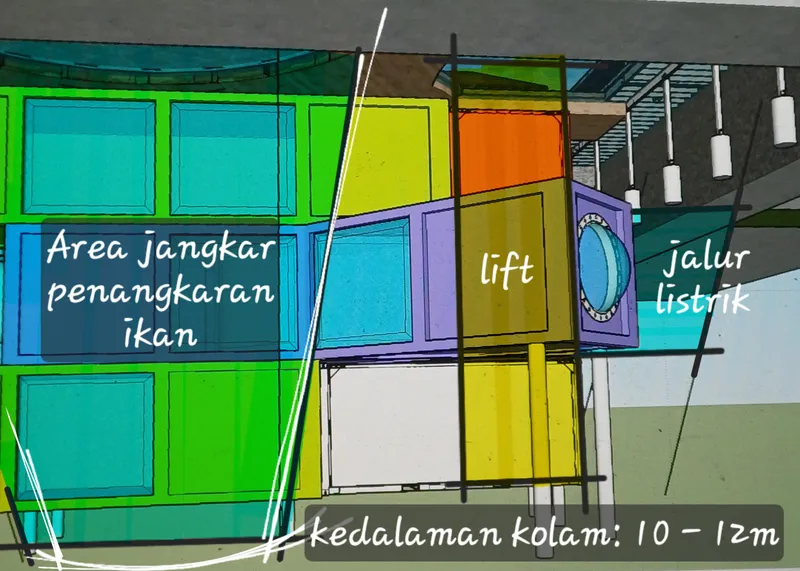 Underwater Building Section