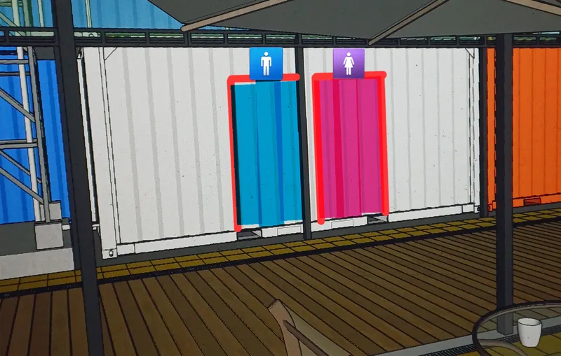 Public Toilet Preview in South Gate Area
