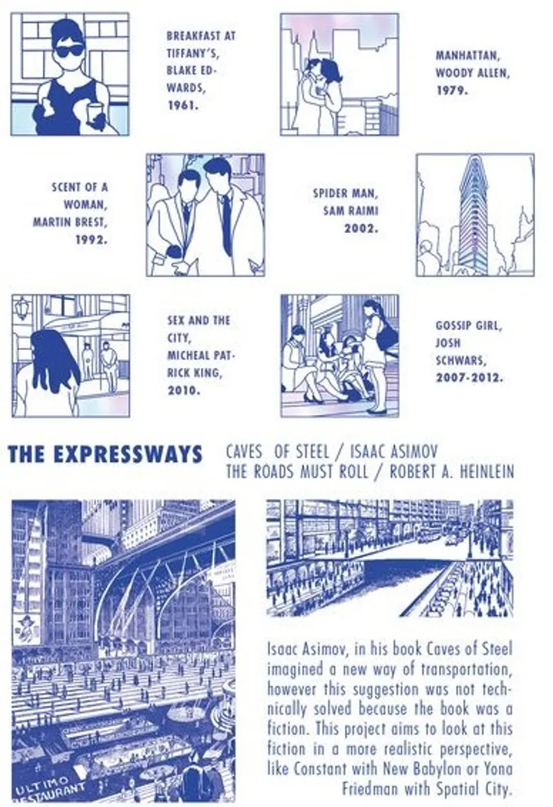Expressways inspired by Isaac Asimov and Robert A. Heinlein.