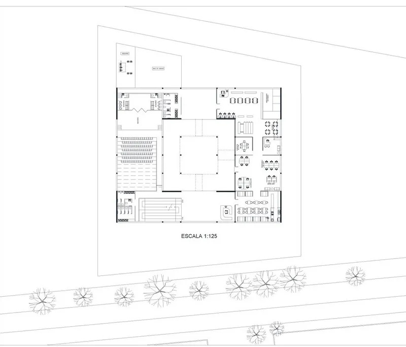 Detailed floor plan layout of the ALAYA Project.