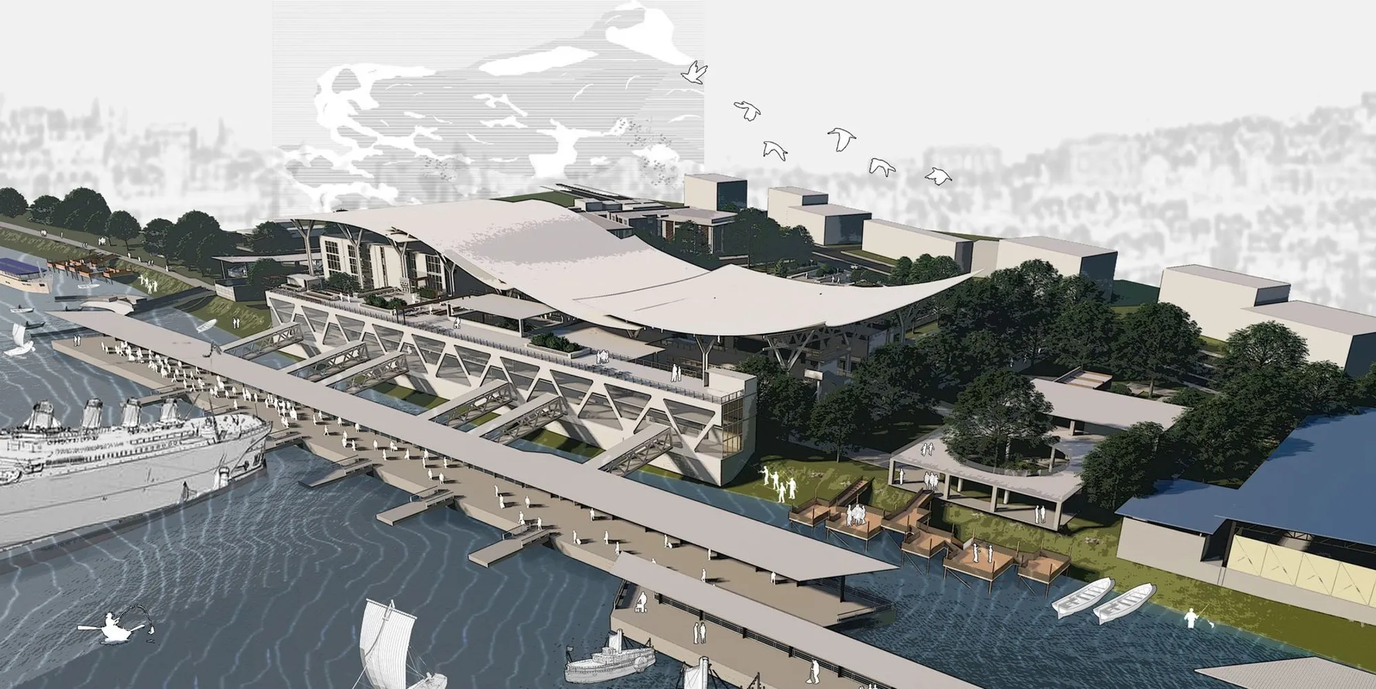 Reimagining River Port: A Visionary Transformation of Bangladesh's Barishal River Terminal