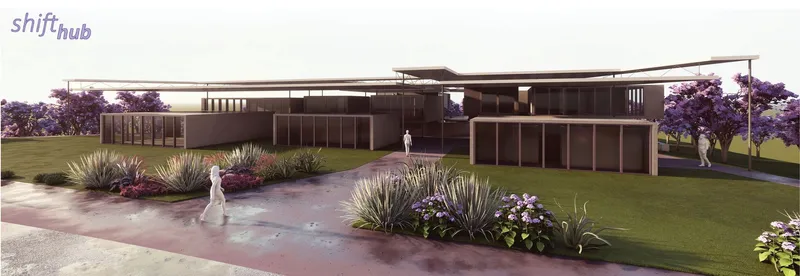 Shifthub: A workspace where creativity and nature harmonize.
