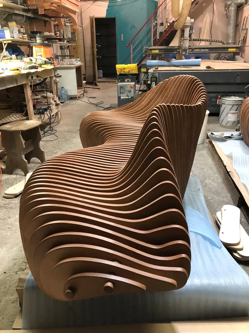 Parametric bench by Denis Homyakov