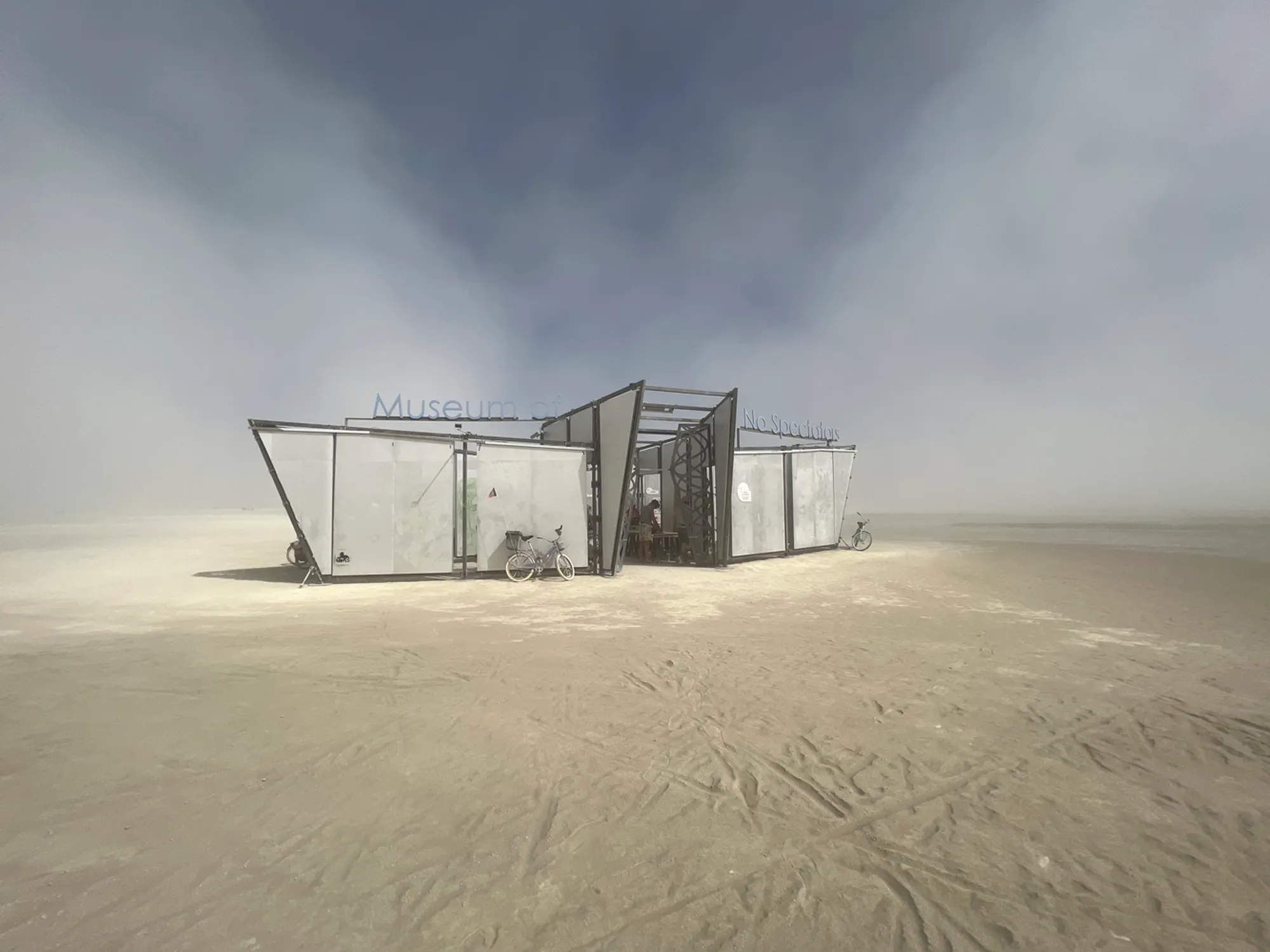 The Museum of No Spectators Returns to Burning Man 2023 With Interactive Art and Iridescent Architecture