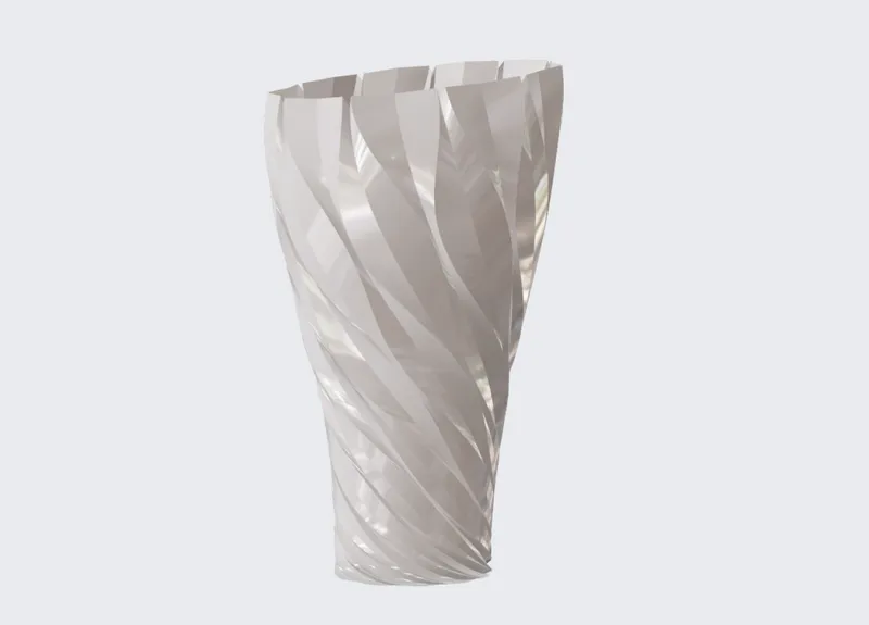 Fallen Leaves by Amir Ahmed – A meditative, seasonal sculpture formed through layered parametric geometry. View project