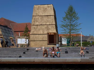 Thatched Brick Pavilion by RØNNOW LETH & GORI + CINARK: A Carbon-Conscious Prototype Rooted in Tradition