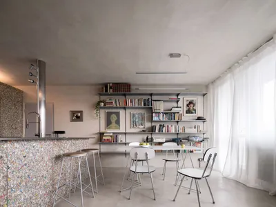 Rumburská Packwall Flat Renovation by Papundekl Architects: A Modern Transformation Using Recycled Materials