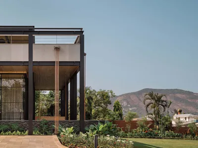 Brutalist House Design: The House of Material and Character by SHROFFLEóN