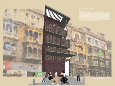 The Fragrant Garden: A Vertical Courtyard That Breathes Life into Compact Urban Housing