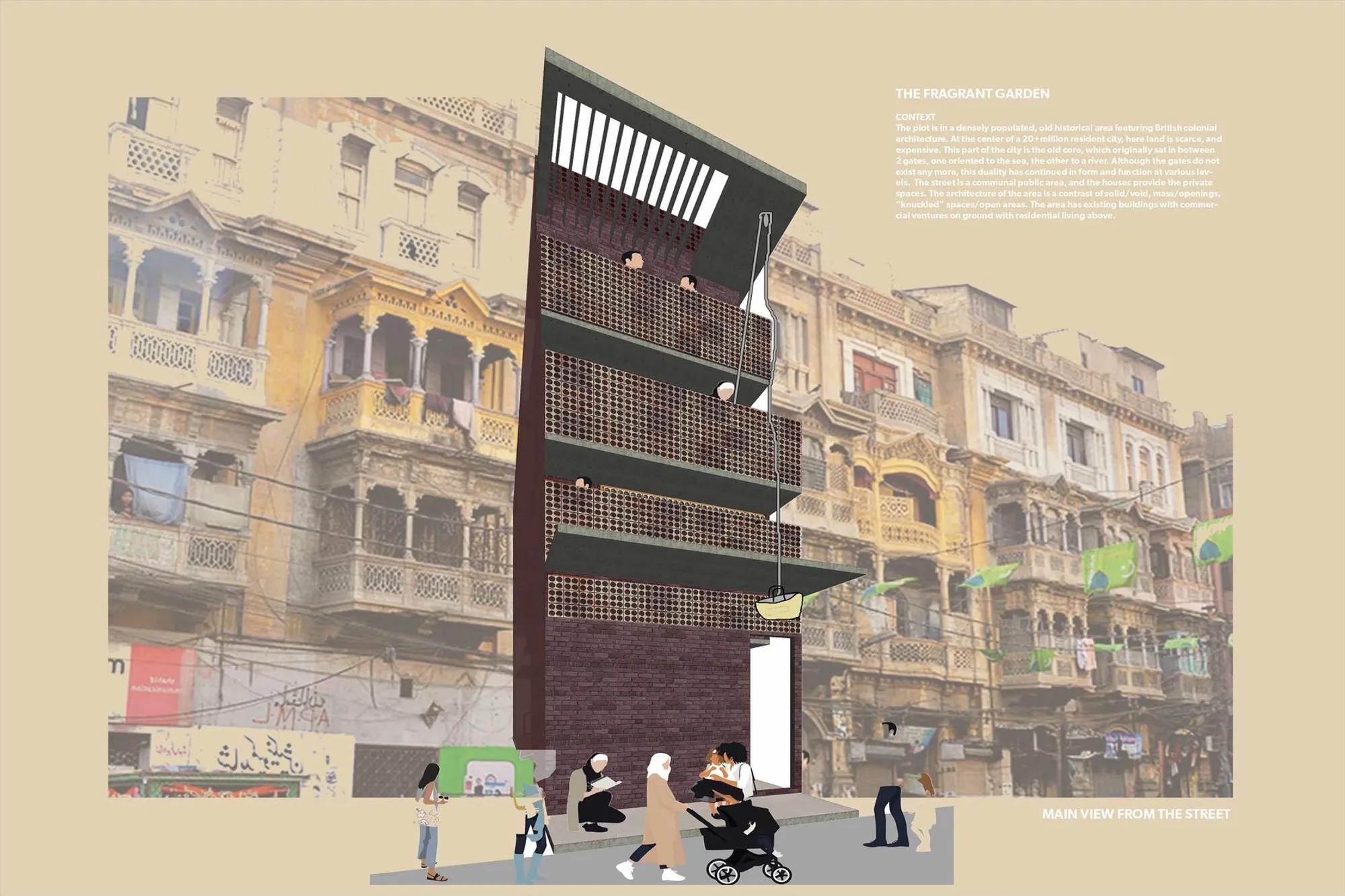 The Fragrant Garden: A Vertical Courtyard That Breathes Life into Compact Urban Housing