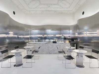 Taiu Ice Cream Shop by Sivak+Partners Studio: A Bold Fusion of Classicism and Contemporary Design in Odesa