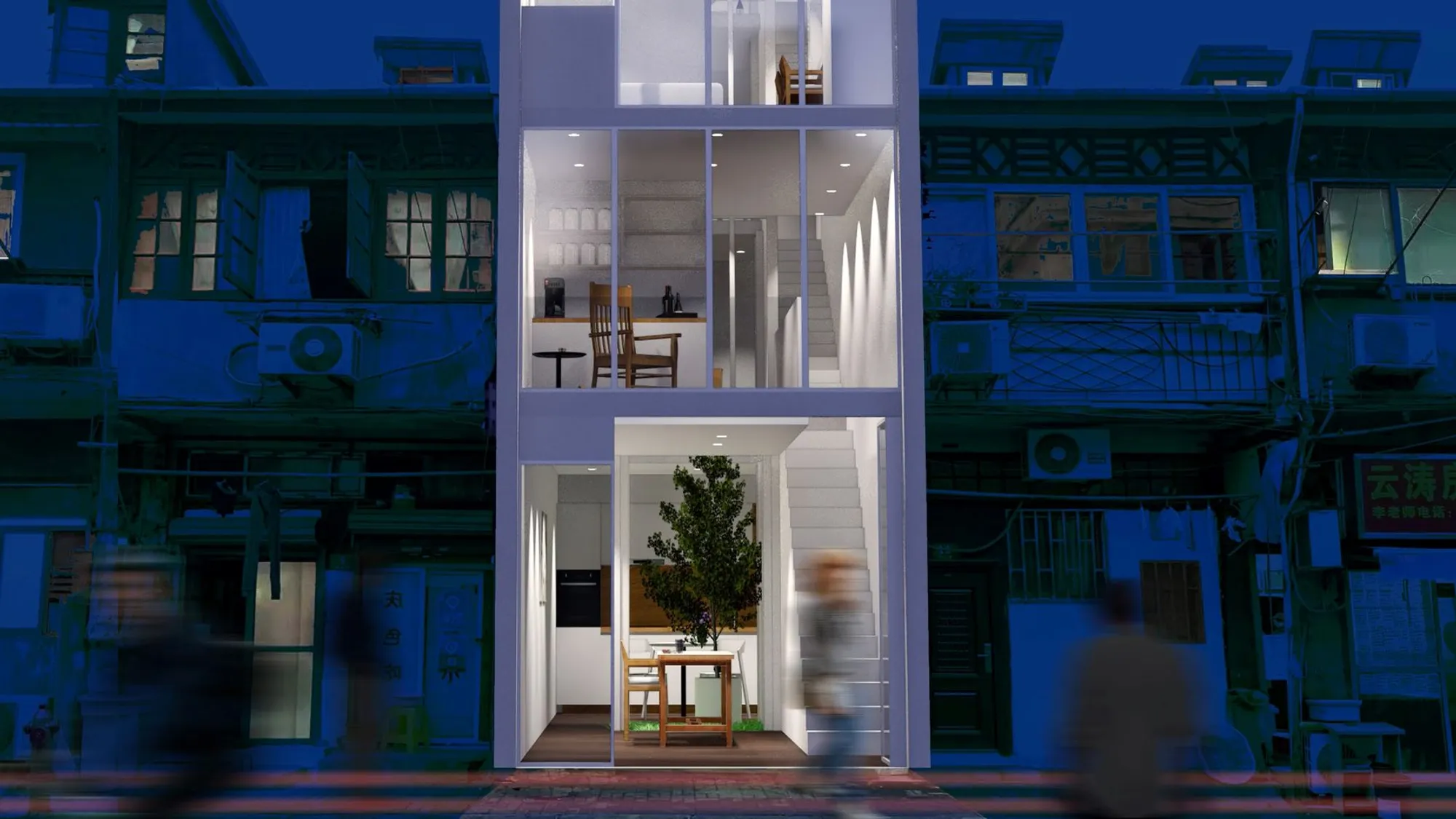 Xin House: Vertical Living for Three Generations in Shanghai's Old Town