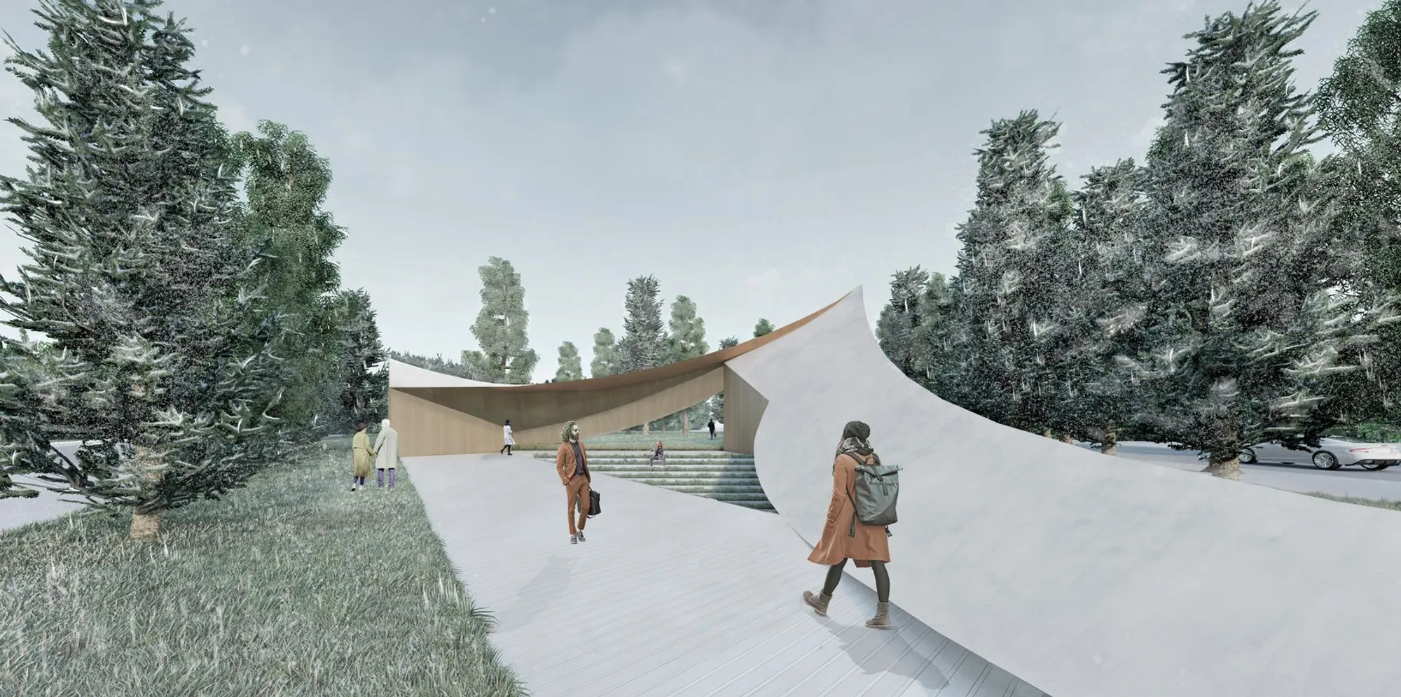 Solarium: A Cave-Like Library That Harvests Light in Oslo's Darkest Months