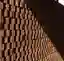 The image showcases a brick wall with a distinctive pattern created by the arrangement of the bricks