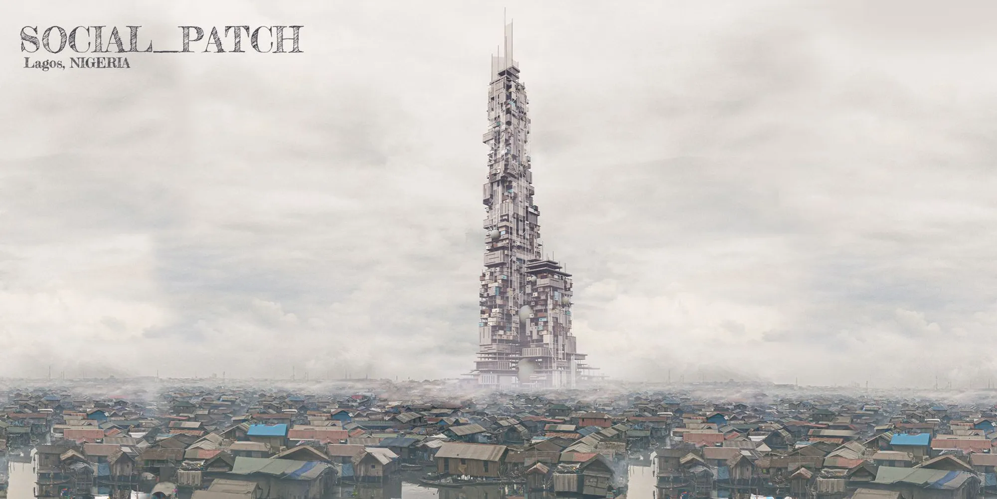 SOCIAL_PATCH: A Vertical Village Prototype for Lagos's Floating Slum of Makoko