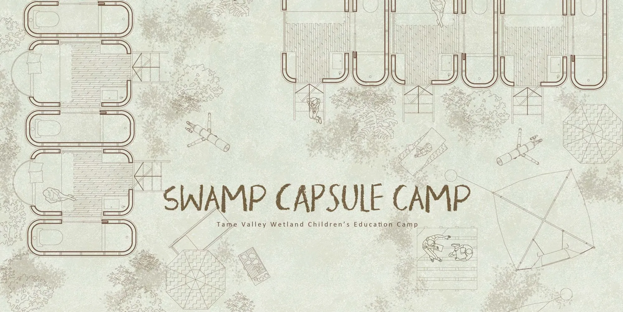 Swamp Capsule Camp: Prefabricated Pods That Disappear Into the Wetlands