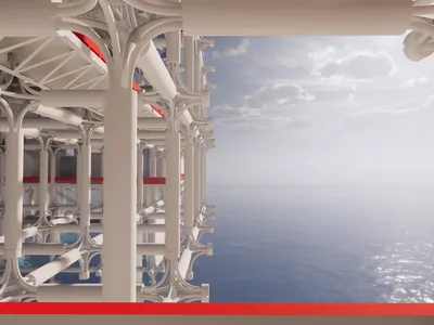 The New Organism: Turning Abandoned Oil Rigs into Coral-Inspired Communities at Sea