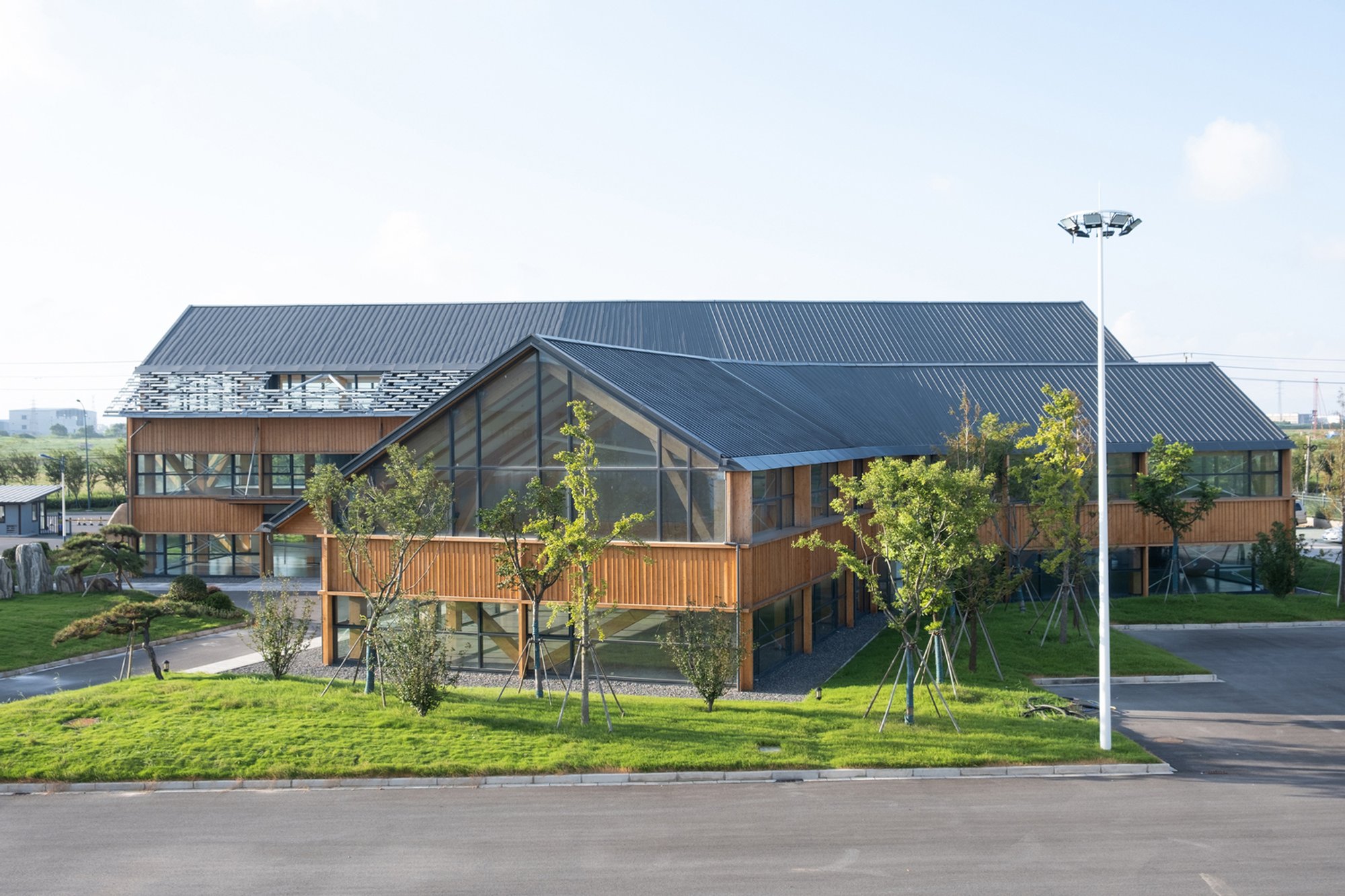 Dafeng Timber Structure Research and Design Center by CATS: A Contemporary Celebration of Timber Architecture