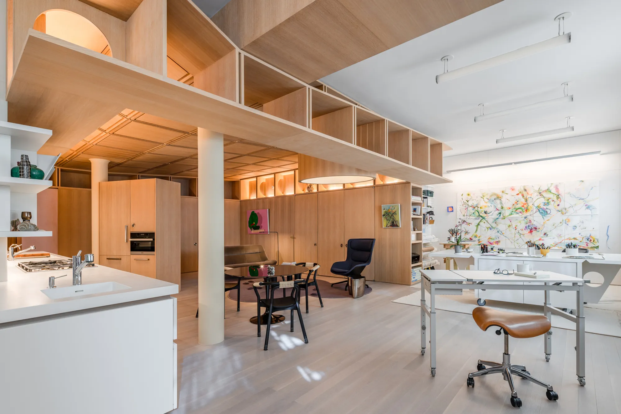 Soho Art Loft by Fuller/Overby Architecture + Diane Lewis Architecture