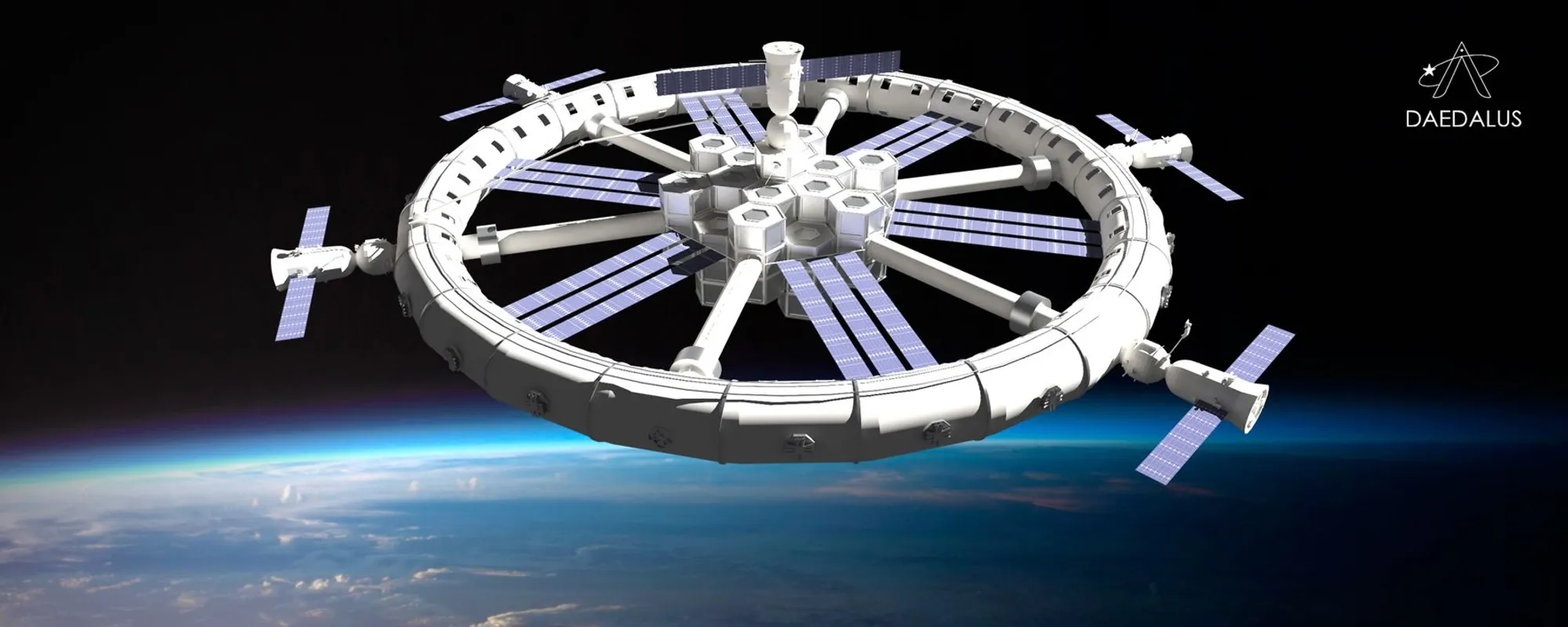 Daedalus Station: A Self-Building Orbital Habitat That Engineers Its Own Gravity